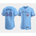 Toronto Blue Jays #68 Jordan Romano Blue Flex Base Stitched Jersey