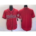 Chicago Blackhawks Blank Red Cool Base Stitched Jersey