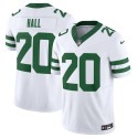New York Jets #20 Breece Hall White 2023 F.U.S.E. Vapor Limited Throwback Stitched Jersey