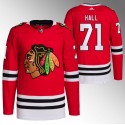 Chicago Blackhawks #71 Taylor Hall Red Stitched Jersey