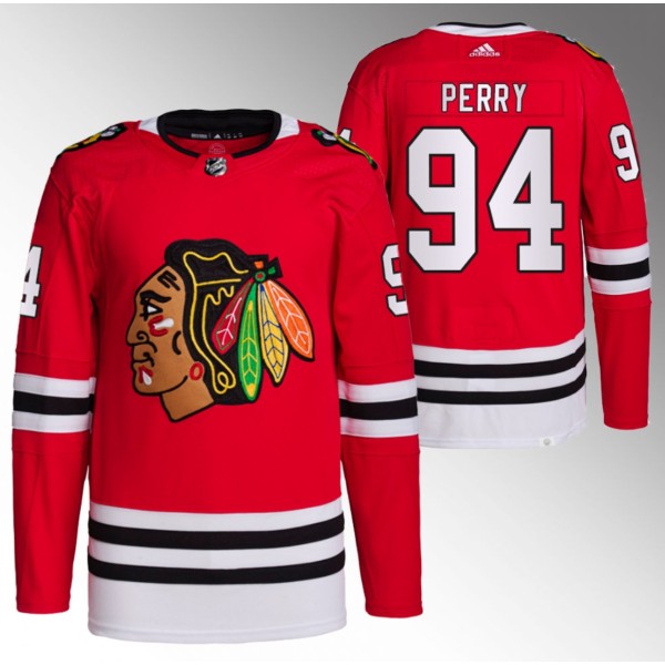 Chicago Blackhawks #94 Corey Perry Red Stitched Jersey