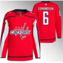 Washington Capitals #6 Joel Edmundson Red Stitched Jersey