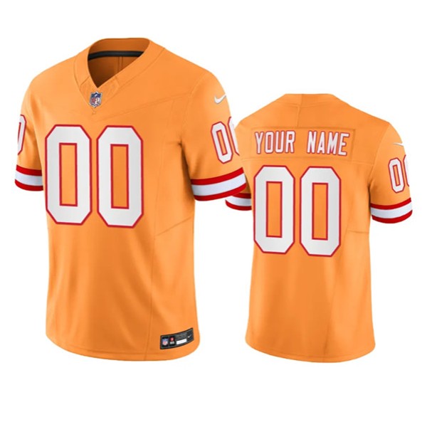 Tampa Bay Buccaneers Custom Orange 2023 F.U.S.E. Throwback Limited Stitched Jersey