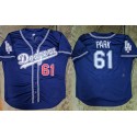 Los Angeles Dodgers Custom Blue Cool Base Stitched Jersey