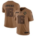 Jacksonville Jaguars #16 Trevor Lawrence 2023 Brown Salute To Service Vapor Untouchable Limited Stitched Jersey