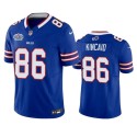 Buffalo Bills #86 Dalton Kincaid Blue 2023 F.U.S.E. Prem1ere Patch Vapor Untouchable Stitched Jersey
