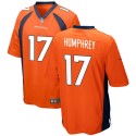 Denver Broncos #17 Lil'Jordan Humphrey Orange Stitched Game Jersey