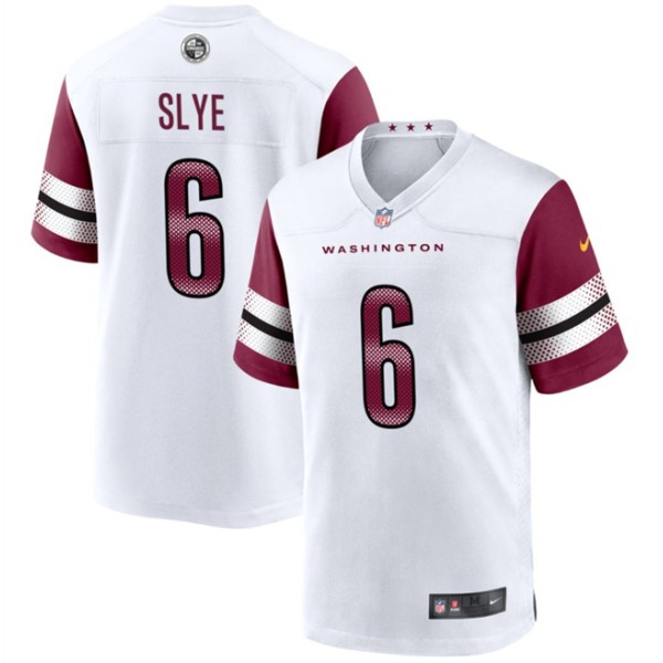 Washington Commanders #6 Joey Slye White Stitched Game Jersey