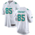 Miami Dolphins #85 River Cracraft White Stitched Game Jersey