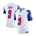 New England Patriots #9 Matthew Judon White Blue 2023 F.U.S.E. Vapor Limited Stitched Jersey