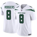 New York Jets #8 Aaron Rodgers 2023 F.U.S.E. White Vapor Untouchable Limited Stitched Jersey