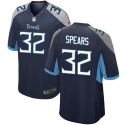 Tennessee Titans #32 Tyjae Spears Navy Stitched Game Jersey