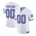 Tennessee Titans Custom White 2023 F.U.S.E. Vapor Limited Throwback Stitched Jersey