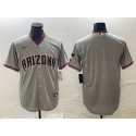 Arizona Diamondbacks Blank Gray Cool Base Stitched Jersey