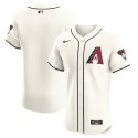 Arizona Diamondbacks Cream 2024 Alternate Vapor Premier Elite Patch Flex Base Stitched Jersey