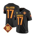 Washington Commanders #17 Terry McLaurin Black 2023 F.U.S.E. 90th Anniversary Vapor Limited Stitched Jersey