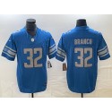 Detroit Lions #32 Brian Branch Blue 2023 F.U.S.E. Vapor Untouchable Limited Stitched Jersey