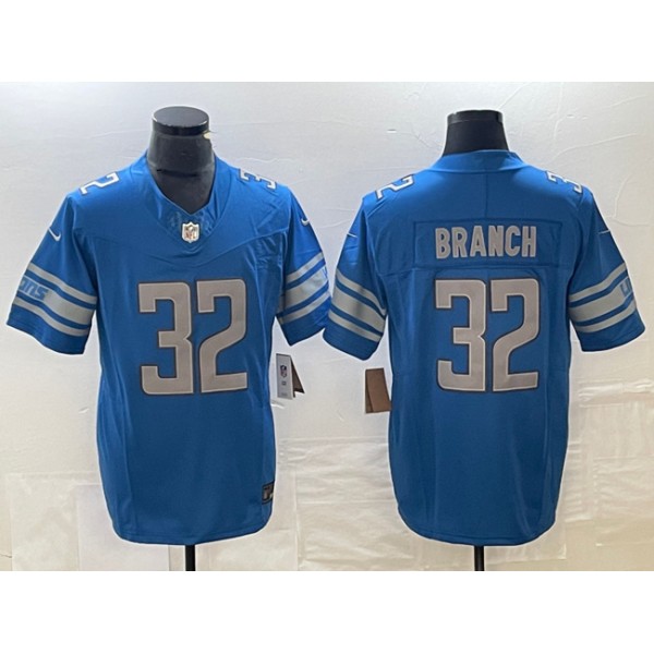 Detroit Lions #32 Brian Branch Blue 2023 F.U.S.E. Vapor Untouchable Limited Stitched Jersey