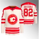 Calgary Flames #82 Jordan Oesterle 2023 Cream Classic Primegreen Stitched Jersey