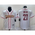 Washington Commanders #21 Sean Taylor White With Patch Cool Base Stitched Jersey