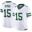 New York Jets #15 Brett Rypien 2023 F.U.S.E. White Throwback Vapor Untouchable Limited Stitched Jersey