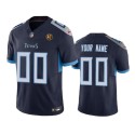 Tennessee Titans Custom Navy 2023 F.U.S.E. With John Madden Patch Vapor Limited Stitched Jersey