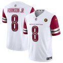 Washington Commanders #8 Brian Robinson Jr. White 2023 F.U.S.E. With John Madden Patch Vapor Limited Stitched Jersey