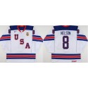 USA Customized White World Junior Championships Stitched Jersey