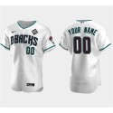 Arizona Diamondbacks Actve Player Custom White 2023 World Series Flex Base Stitched Jersey