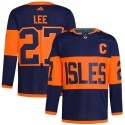 New York Islanders #27 Anders Lee Navy 2024 Stadium Series Stitched Jersey