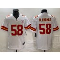 Kansas City Chiefs #58 Derrick Thomas White Vapor Untouchable Limited Stitched Jersey
