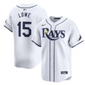 Tampa Bay Rays #15 Josh Lowe White Home Limited Stitched Jersey