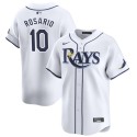 Tampa Bay Rays #10 Amed Rosario White Home Limited Stitched Jersey