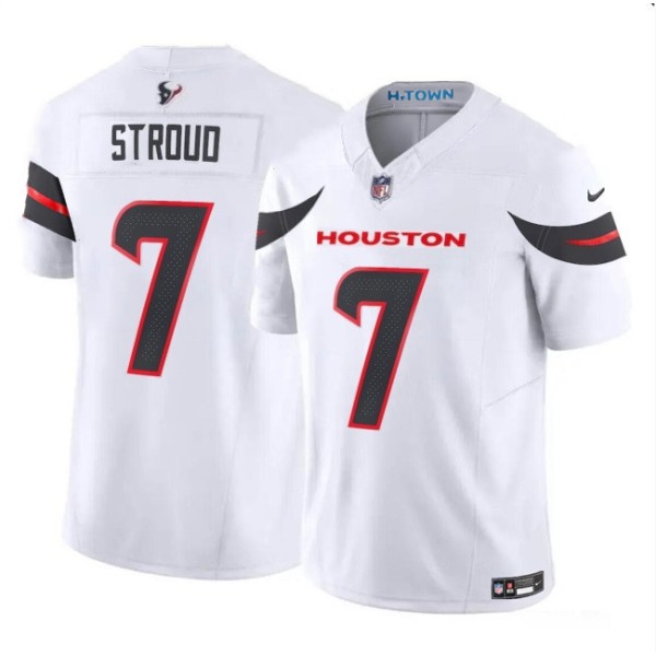 Houston Texans Custom White 2024 Vapor F.U.S.E. Limited Stitched Jersey Houston Texans Custom White 2024 Vapor F.U.S.E. Limited Stitched Jersey