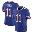 Buffalo Bills #11 Mitch Trubisky Blue Vapor Untouchable Limited Stitched Jersey