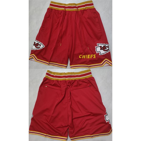 Kansas City Chiefs Red Shorts (Run Small)
