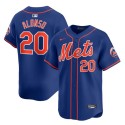 New York Mets #20 Pete Alonso Royal 2024 Alternate Limited Stitched Jersey