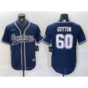Dallas Cowboys #60 Tyler Guyton Navy Cool Base Stitched Jersey