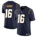 Los Angeles Chargers #16 Casey Bauman Navy 2024 Vapor Limited Stitched Jersey