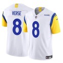 Los Angeles Rams #8 Jared Verse White 2024 Draft F.U.S.E. Vapor Untouchable Stitched Jersey