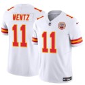 Kansas City Chiefs #11 Carson Wentz White 2023 F.U.S.E Vapor Untouchable Limited Stitched Jersey