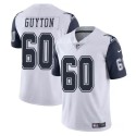Dallas Cowboys #60 Tyler Guyton White 2024 Draft Color Rush Limited Stitched Jersey