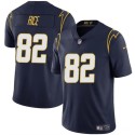 Los Angeles Chargers #82 Brenden Rice Navy 2024 Draft Vapor Limited Stitched Jersey