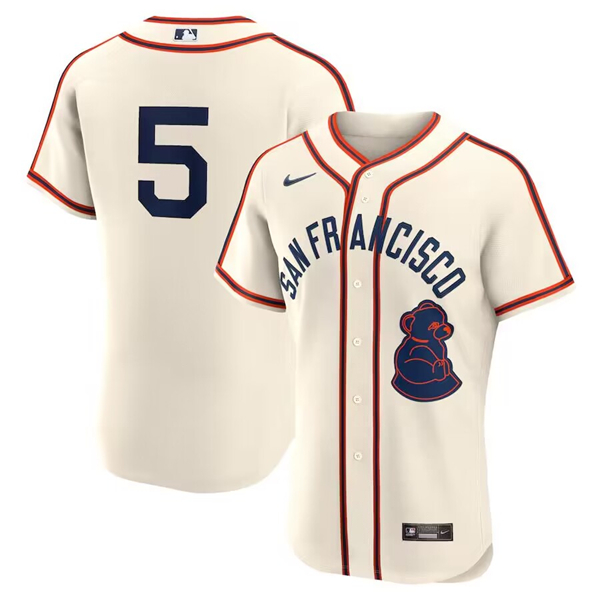 San Francisco Giants #5 Mike Yastrzemski Cream 2024 Rickwood Classic Stitched Jersey San Francisco Giants #5 Mike Yastrzemski Cream 2024 Rickwood Classic Stitched Jersey