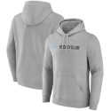 Utah Club Heather Gray Wordmark Logo Fleece Pullover Hoodie