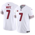 Arizona Cardinals #7 Kyzir White White 2024 F.U.S.E. With 2-Star C Patch Vapor Untouchable Limited Stitched Jersey