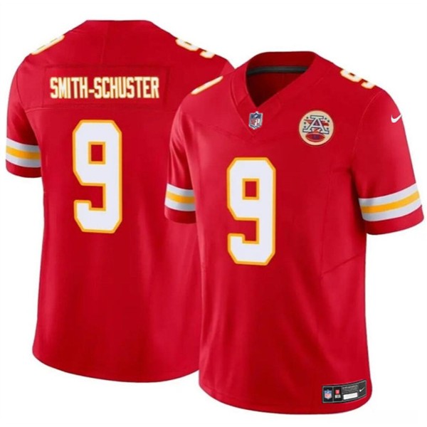 Kansas City Chiefs #9 JuJu Smith-Schuster Red 2023 F.U.S.E. Vapor Untouchable Limited Stitched Jersey