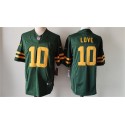 Green Bay Packers #10 Jordan Love Green Color Rush 2023 F.U.S.E. Limited Stitched Jersey