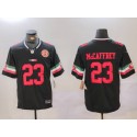 San Francisco 49ers #23 Christian McCaffrey Black F.U.S.E. Mexico With Gate Bridge Patch Vapor Limited Stitched Jersey