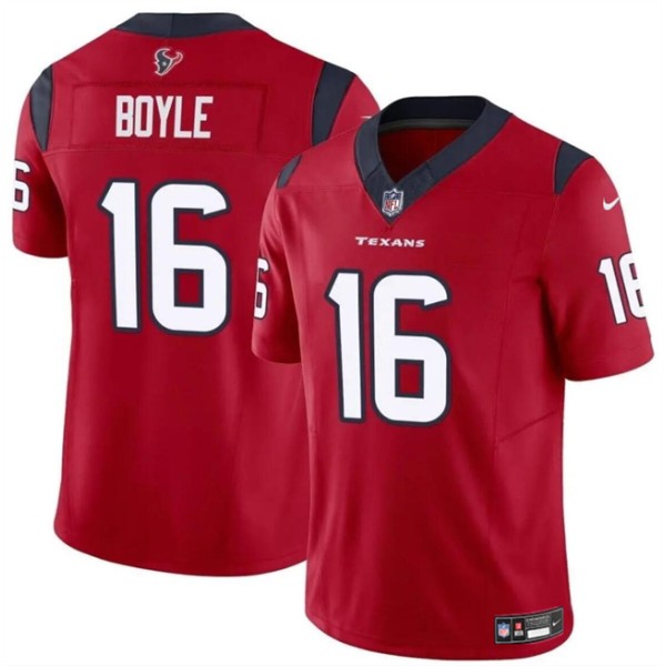 Houston Texans #16 Tim Boyle Red 2024 F.U.S.E Vapor Untouchable Stitched Jersey